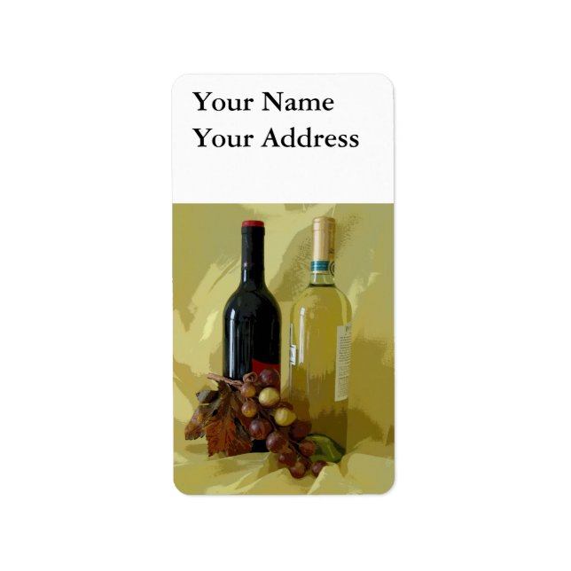 Etiqueta Rojo O Blanco (Frente)