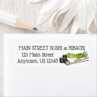 Rol aguacate Wasabi Sushi cena japonesa