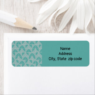 Etiqueta Rompecabezas del Art Deco