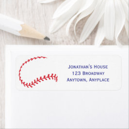 Etiqueta Rookie of the Year 1st Bday Baseball Return