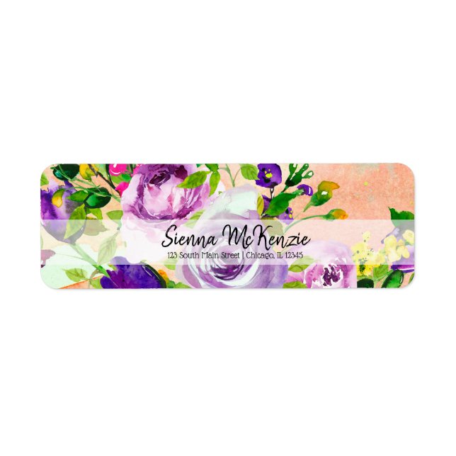 Etiqueta Ropa de flores para todas las ocasiones (Frente)