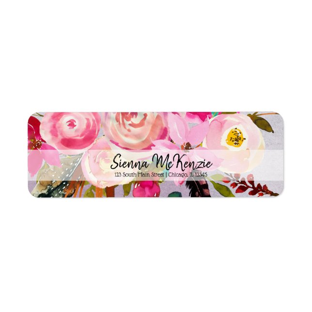 Etiqueta Ropa de flores para todas las ocasiones (Frente)
