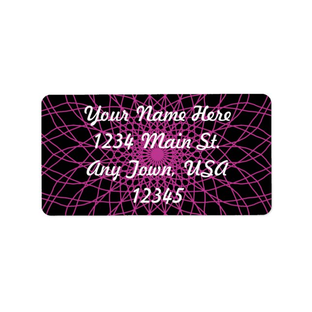 Etiqueta Rosa 2 (Frente)