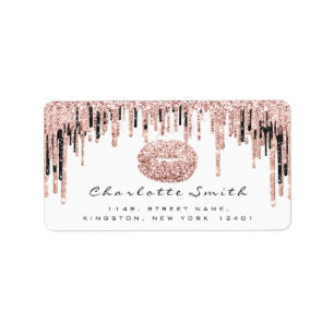 Etiqueta Rosa de besada RSVP levanta maquillaje de Purpurin