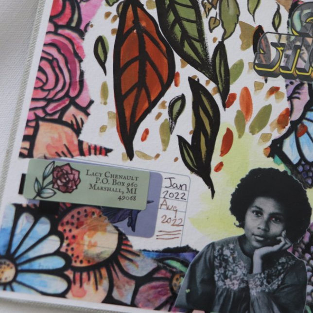 Etiqueta Rosa de cosecha (Subido por el creador)