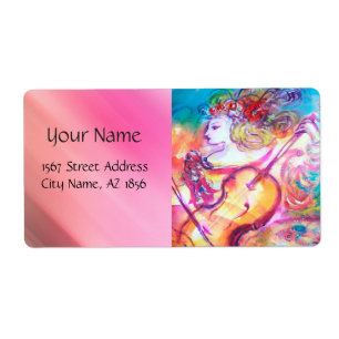 Etiqueta Rosa del CONCIERTO de la MÚSICA de la PRIMAVERA