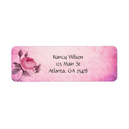 Etiqueta Rosa del día de San Valentín
