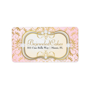 Etiqueta Rosa divino de oro poner crema de 311 Ciao Bella
