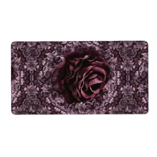 Etiqueta Rosa Mandala