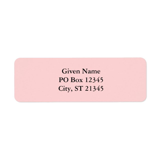 Etiqueta Rosa palo (Frente)