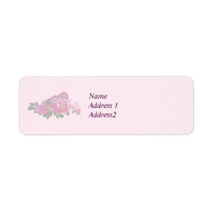 Etiqueta Rosa Pink Rambler Save the Date