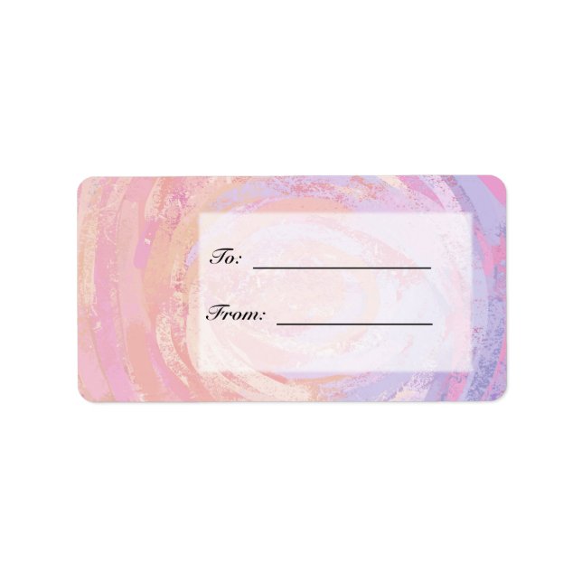 Etiqueta Rosa y Stinky (Frente)