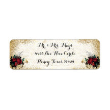 Rosas rojas góticas