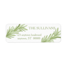 Etiqueta Rosemary Sprigs Boda herbal