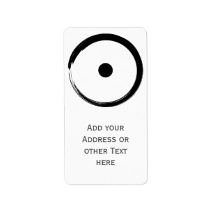 Etiqueta Rótulo solar astrológico - Budismo Círculo Zen 1