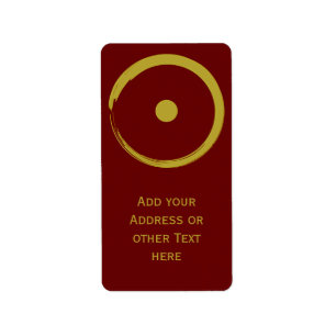 Etiqueta Rótulo solar astrológico - Budismo Círculo Zen 3