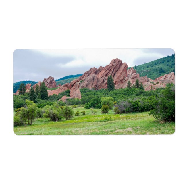 Etiqueta Roxborough Meadows Sierra y Arañas (Frente)