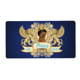 Etiqueta Royal Blue African Prince-Mini Champagne