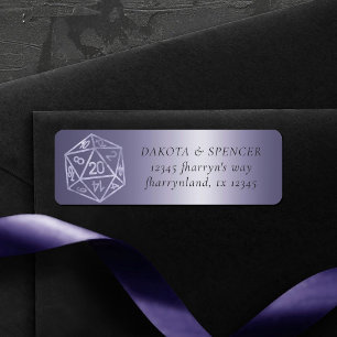 Etiqueta RPG Luxe   Dirección de jugador de mesa de fantasí