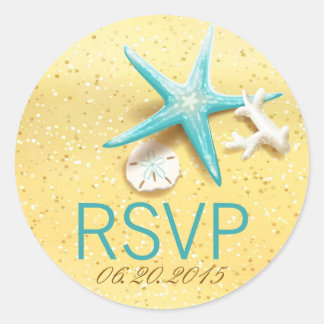 Etiqueta RSVP de bodas de destino de playa de conc