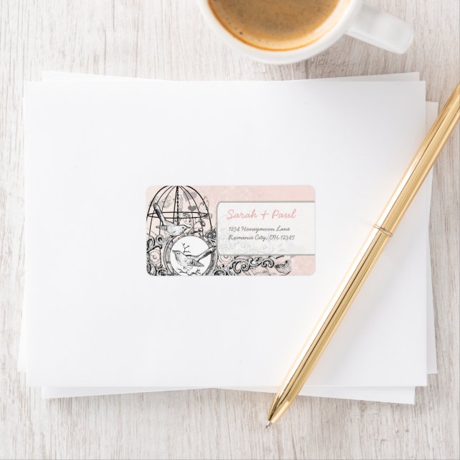 Etiqueta RSVP de la campaña de natalidad Rubor de  (In situ)