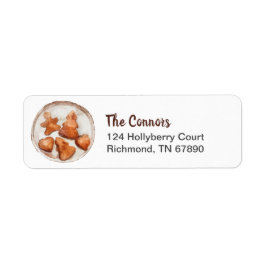 Etiqueta Rustic Christmas Cookies Label