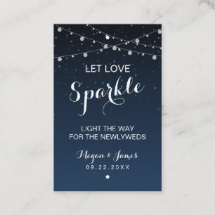Etiqueta rústica del Sparkler de la boda de la