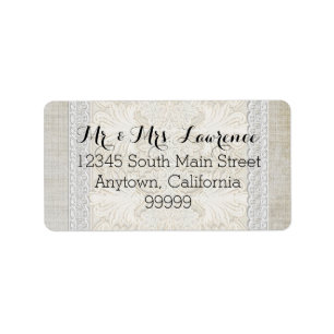 Etiqueta Rústica encaje con vigas vivas de edad elegancia d