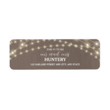 Rústica guión futuro Sr. Sra. Boda Dirección de re