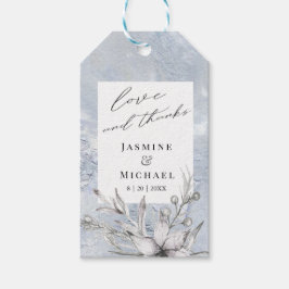 etiqueta rústica stencil botanic de agradecimiento