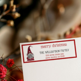 Etiqueta Rústica y dulce dirección de retorno de Gnome de N