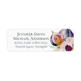 Etiqueta Rústico otoño caída calabazas higos flores Boda