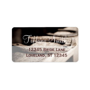 Etiqueta Rústico país herradura Boda vaquero