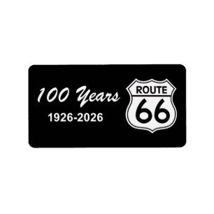 Etiqueta Ruta 66 Centenario Histórico