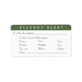 Etiqueta Saber y ver que el Señor es bueno | Cookie Exchang