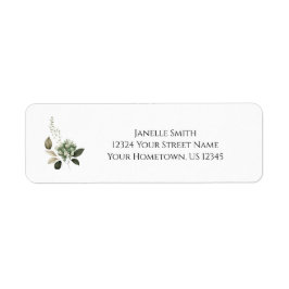 Etiqueta Sage Green Floral Wedding |