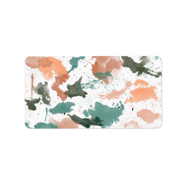 Etiqueta Sage Peach Palette Splatt (Frente)