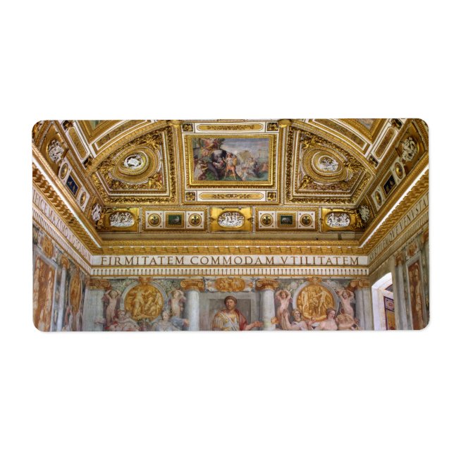 Etiqueta Sala della Biblioteca (Frente)