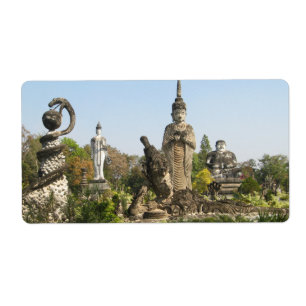 Etiqueta Sala Keo Kou, Nong Khai, Tailandia