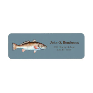 Etiqueta Salmones en gris azul