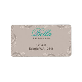 Etiqueta salon and spa Address Labels