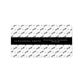 Etiqueta Saltando Caballo | Caballo Scribble | Entrenador d