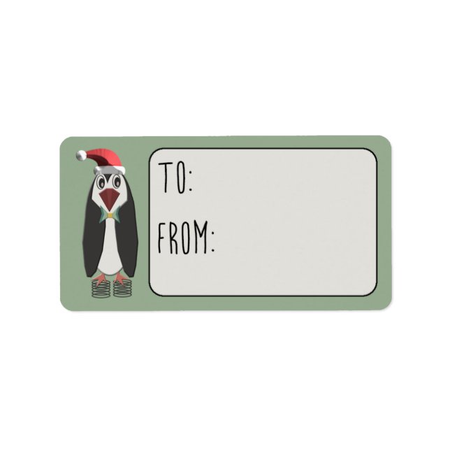 Etiqueta Saltando Navidades Jiminy de donde viene (Frente)