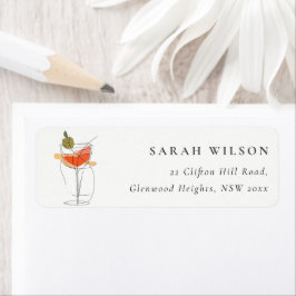 Etiqueta Saludos para amar la dirección moderna del vino de