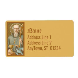 Etiqueta San Benedicto de Nursia (JM 07)