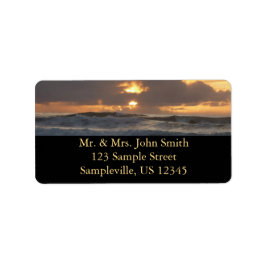 Etiqueta San Diego Sunset IV California Seascape