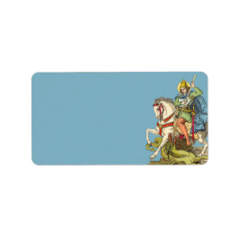 Etiqueta San Jorge a caballo (BS 01)