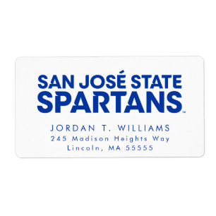 Etiqueta San Jose State Spartans Wordmark