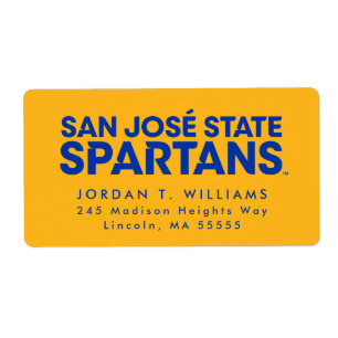 Etiqueta San Jose State Spartans Wordmark