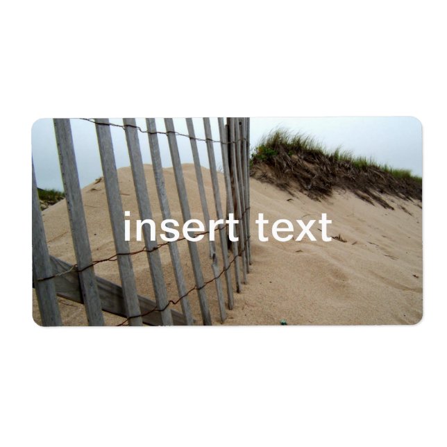 Etiqueta Sand Dune Beach Fence (Frente)